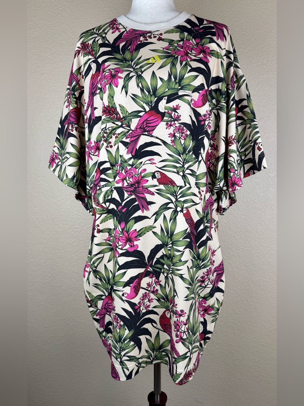 Farm Rio X Adidas toucan mini dress. Style KD2193
Size 2XL. NWT